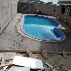 Swiming pool under construction
